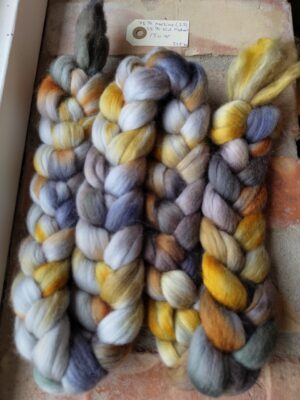 Handfärgad fin merino/kid mohair F2518-M