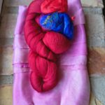 Material kit till unik sidensjal F2522