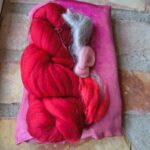 Material kit till unik sidensjal F2518