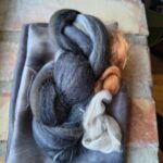 Material kit till unik sidensjal F2514