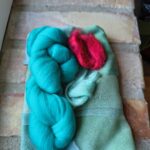 Material kit till unik sidensjal F2513