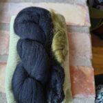 Material kit till unik sjal på bomullsgasväv F2482