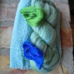 Material kit till unik sjal på bomullsgasväv F2488