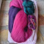 Material kit till unik sjal på bomullsgasväv F2489